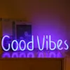 Rosikey LED Neonlicht Schild Good Vibes - 13x50cm Produktbild-Vorschau 1
