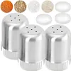 3er Set Mini Edelstahl Gewürzstreuer – Salz- & Produktbild-Vorschau 1