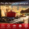 KLAMER Gusseisen Bräter 5 L, Gusseisen-Topf 25 cm Produktbild-Vorschau 3