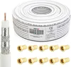 PremiumX 50m PROFI Koaxialkabel 135dB CU 4-fach Produktbild-Vorschau 1