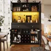 Hoge kast, zwart, met acrylfront, LED-lichtstrip, Productafbeelding-voorbeeld 4