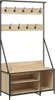 vidaXL Věšák na kabáty s botníkem Sonoma dub 100x41x184 cm Náhled obrázku produktu 1