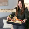 eluno Couchbar, Serviertablett, Sofatablett aus Bambus mit Produktbild-Vorschau 4