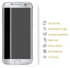 A screen protector is shown next to a smartphone, with feature descriptions listed on the right. Produktbild-Vorschau