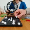 Relaxdays Bingo Spiel mit Metalltrommel HxBxT: 20 x 17,5 x Produktbild-Vorschau 3