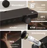 EMKE® Système de douche avec thermostat Noir avec douche Voir les images du produit 2