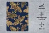 MuchoWow® Mauspad Mousepad Muster - Musik - Schmetterlinge Produktbild-Vorschau 3