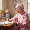 Piżama Onesie Kigurumi Kostium Przebranie Pokemon Mew XXL: Podgląd zdjęcia produktu 8