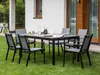 BELIANI Gartentisch Grau Kunstholz und Aluminium Ausziehbar Produktbild-Vorschau 4