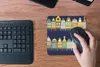 MuchoWow® Mauspad Mousepad Muster - Häuser - Gebäude 20x20 Produktbild-Vorschau 4