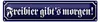 Blechschild Straßenschild 46x10cm Freibier gibt´s morgen Produktbild-Vorschau 1