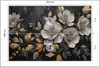 Muralo Selbstklebende Fototapete BLUMEN Blätter Pflanzen 3D Produktbild-Vorschau 2