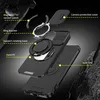 An exploded view diagram of a phone case, showing its various components and materials. Produktbild-Vorschau