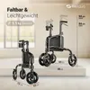 Helavo Aluminium Rollator mit 3 Rädern, Schmaler All Produktbild-Vorschau 3