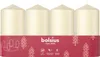 Svíčky Bolsius Pillar Advent, Vánoce, krémové, 48/100 mm, Náhled obrázku produktu 1