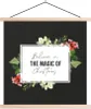 MuchoWow® Textilposter Weihnachten - Zitat - Magie 120x120 Produktbild-Vorschau 1