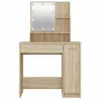 vidaXL Schminktisch mit LED Sonoma-Eiche 86,5x35x136 cm -  Produktbild-Vorschau 14
