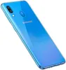 A clear protective case for a Samsung Galaxy A40 smartphone, shown from a diagonal rear view. Produktbild-Vorschau