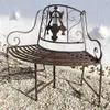 DanDiBo Gartenbank Metall Halbrund 130838 Gartenbank Produktbild-Vorschau 2
