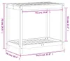 vidaXL Pflanztisch mit Ablage 82,5x50x75 cm Massivholz Produktbild-Vorschau 7
