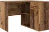 vidaXL Scrivania ad angolo con porta in legno di recupero Anteprima dell’immagine prodotto 1