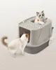 Feandrea Katzenklo groß XXL, Katzentoilette mit Deckel, mit Produktbild-Vorschau 3