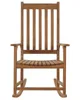 BELIANI Houpací křeslo světlé dřevo akát 66 x 77 x 110 cm Náhled obrázku produktu 5