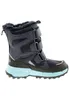 A single blue winter boot for children is shown against a white background. Produktbild-Vorschau