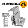 PV Photovoltaik Solarpaneel Halterung 2x Montage Set Produktbild-Vorschau 4