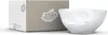A white ceramic bowl with a face design and its packaging. Anteprima dell’immagine prodotto