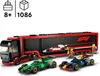 LEGO City F1 Transporter mit RB20 & AMR24 F1 Rennautos - Produktbild-Vorschau 3