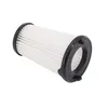 A white pleated filter with black plastic ends on a white background. Produktbild-Vorschau