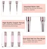 Nagelkunst-Pinselset 5-teilig, Rosa, Nagel-Liner-Pinsel Mit Produktbild-Vorschau 3
