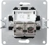 Netzwerk-Dose McPower ''Flair'' CAT6A, UP, matt schwarz, Produktbild-Vorschau 2