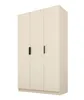 PAWS MOBEL Armadio inclinabile beige 120x52x200 cm, armadio Anteprima dell’immagine prodotto 1