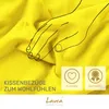 Lavea® 2er Set Kissenbezug 40x40 - 100% Baumwolle Jersey – Produktbild-Vorschau 5