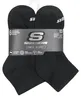 Skechers Herren Socken 6er Pack Quarter Crew Schwarz Größe Produktbild-Vorschau 2