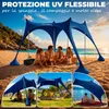 ELONEO, tenda parasole Strandzelt, protezione solare SPF Anteprima dell’immagine prodotto 6