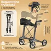 ELONEO Carbon Rollator faltbar und leicht mit Sitz, Produktbild-Vorschau 2