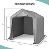 FCH 180X180X205CM Gerätehaus Garagenzelt Carport Folienzelt Produktbild-Vorschau 7