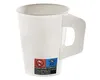 400x Henkelbecher Kaffeebecher weiß Pappe beschichtet 180 Produktbild-Vorschau 2