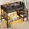Flieks Etagenbett 90x200cm mit USB, Hochbett mit Led, Produktbild-Vorschau 4