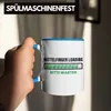 Trendation - Mittelfinger Loading Bitte Warten Tasse (Blau) Produktbild-Vorschau 4