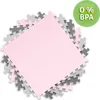 Tappetino puzzle in schiuma 180x180cm 9 pezzi grigio rosa Anteprima dell’immagine prodotto 6