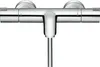 A close-up studio shot of a chrome shower thermostat. Anteprima dell’immagine prodotto