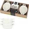 Excellent Houseware 3er Set Auflaufförmchen, Porzellan, Produktbild-Vorschau 3