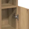 Badezimmerschrank mit Rollenhalter Artisan-Eiche 20,5x22x90 Produktbild-Vorschau 10