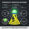 6 Stück LED-Badminton-Federbälle, winddicht, für den Produktbild-Vorschau 2