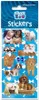 Autocollant 7x18 cm argent chiens STICKER BOO 235748 Voir les images du produit 4