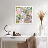 Poster - Poster ohne Rahmen - Vogel Schmetterling Blume - Produktbild-Vorschau 5